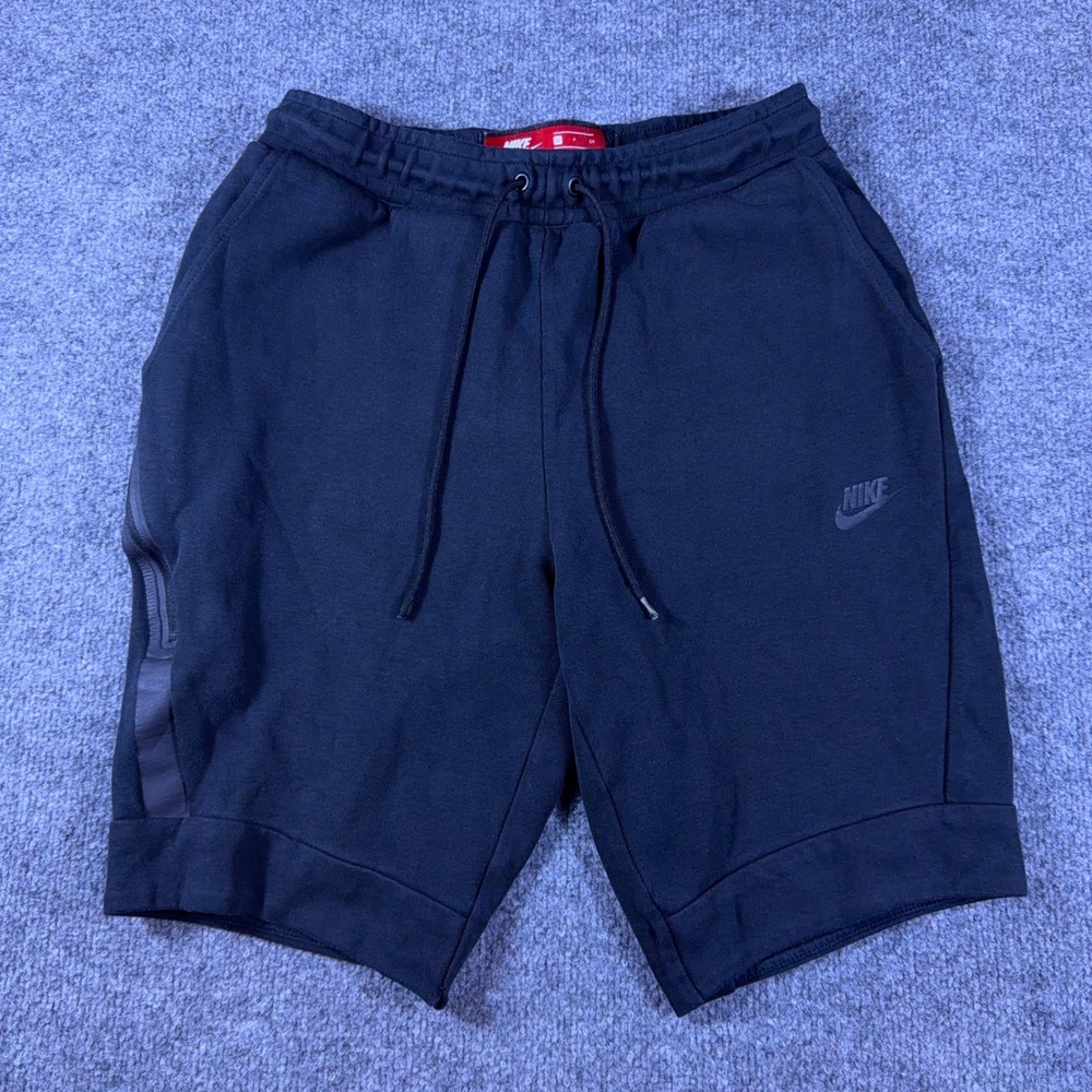 Nike Tech Fleece Shorts Mens Small Black Sportswear Casual Athletic